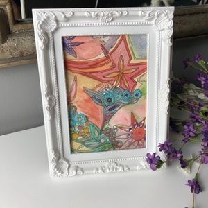 Lovely Star * Original Watercolor Art